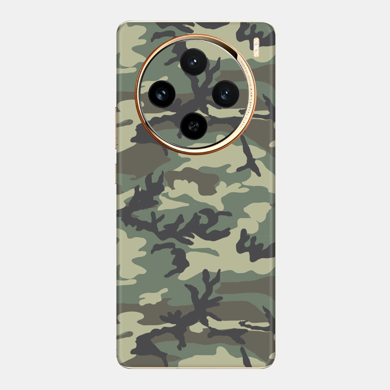 Forest Camo Glass Back