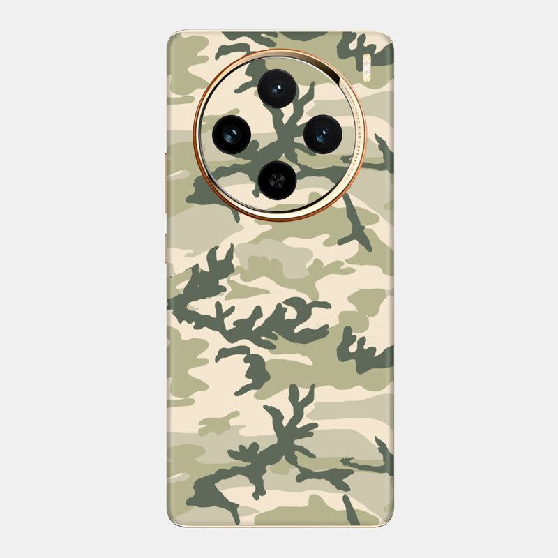 Military Camo Glass Back