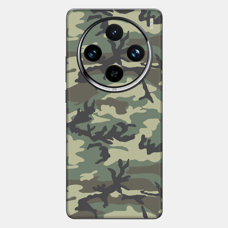 Forest Camo Glass Back