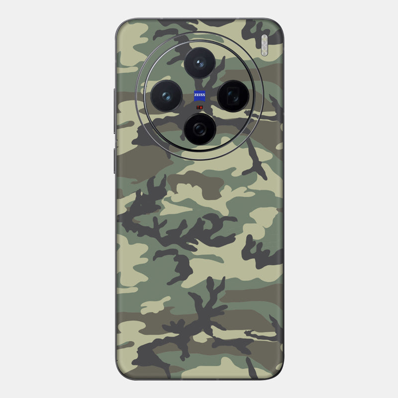 Forest Camo Glass Back