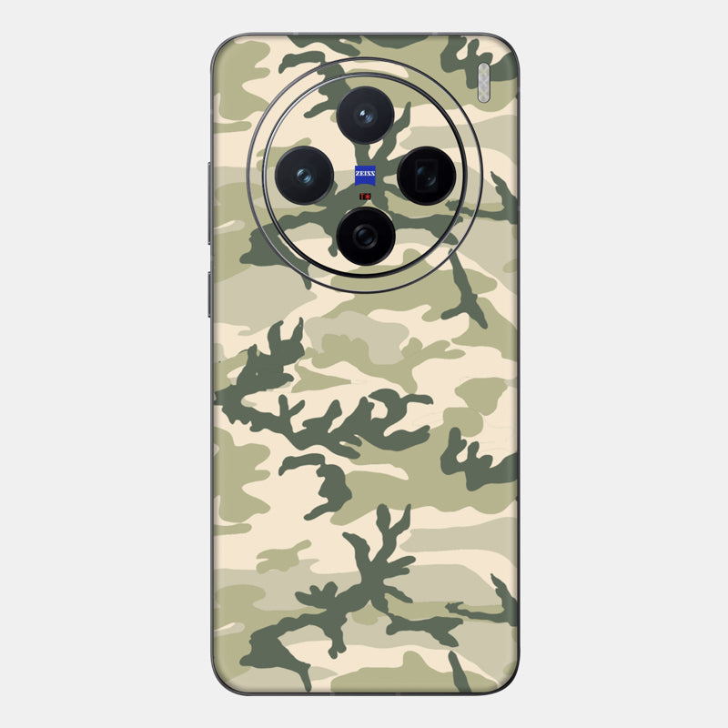 Military Camo Glass Back