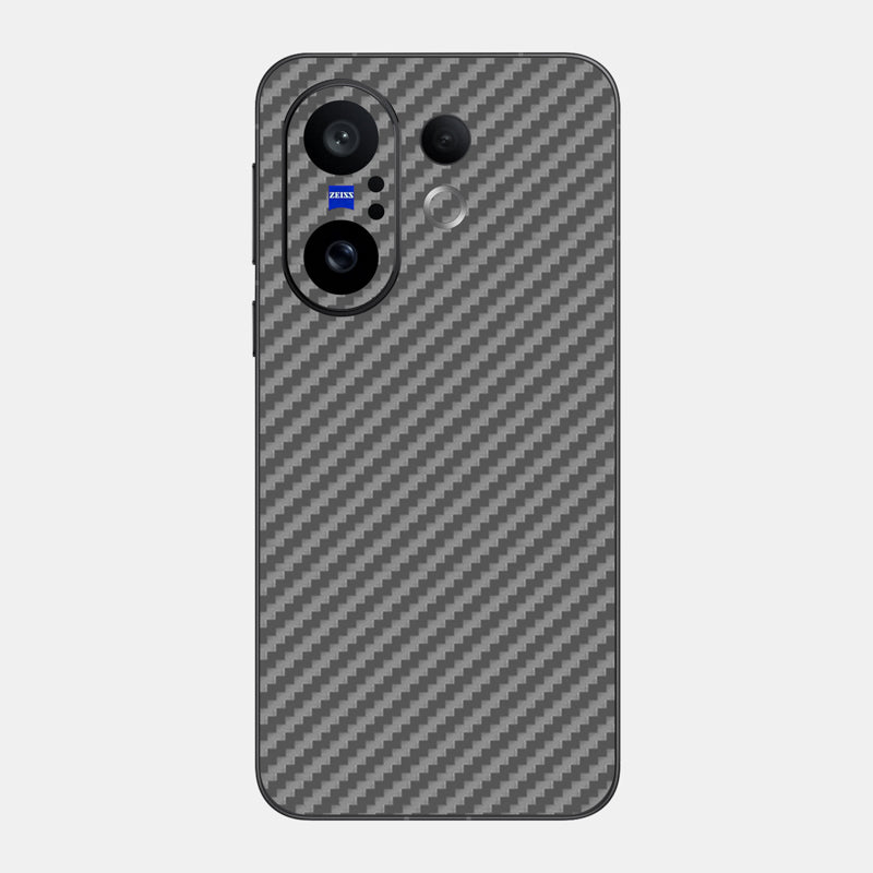 Carbon Fibre Grey Glass Back