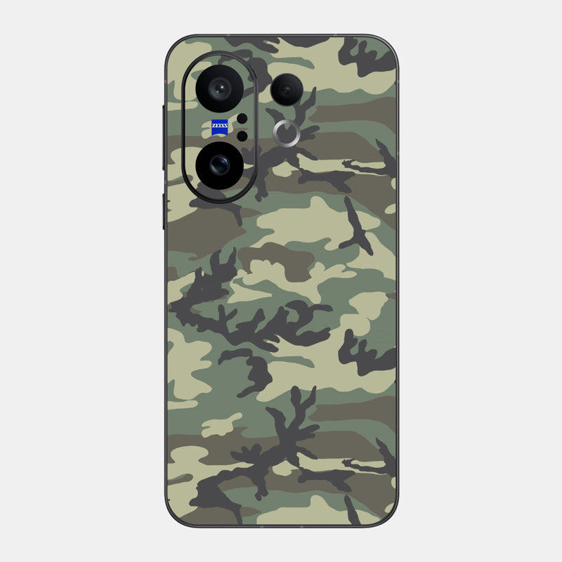 Forest Camo Glass Back
