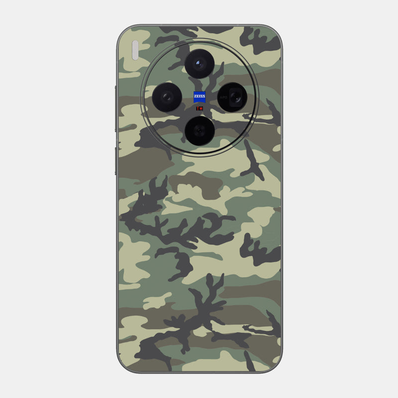 Forest Camo Glass Back