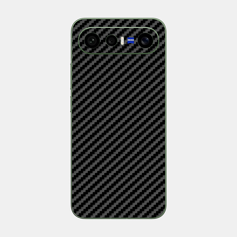 Carbon Fibre Black Glass Back