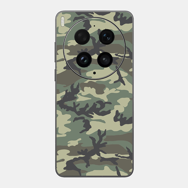 Forest Camo Glass Back