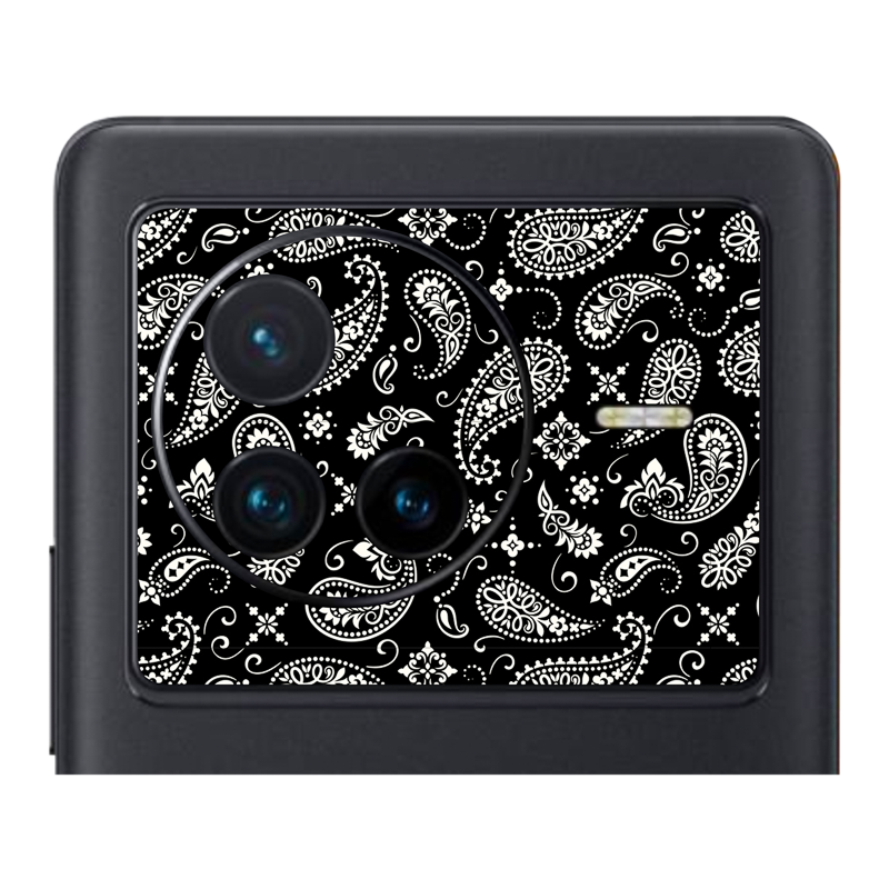 Black Paisley Pack of 2