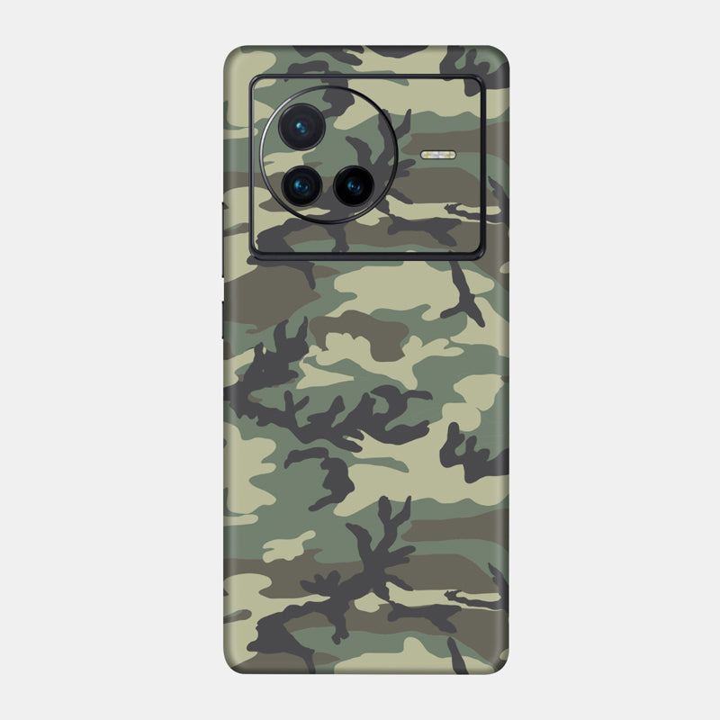 Forest Camo Glass Back