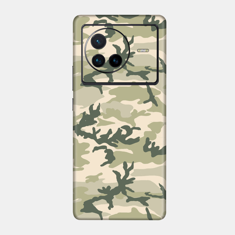 Military Camo Glass Back