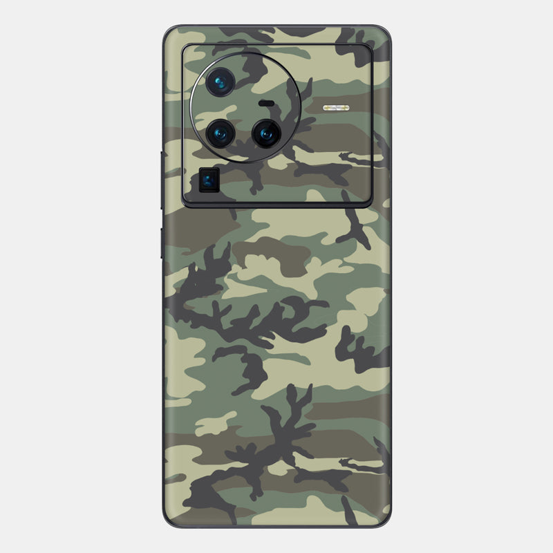 Forest Camo Glass Back