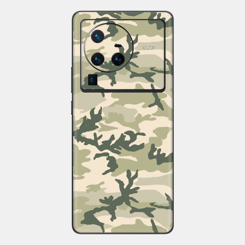Military Camo Glass Back