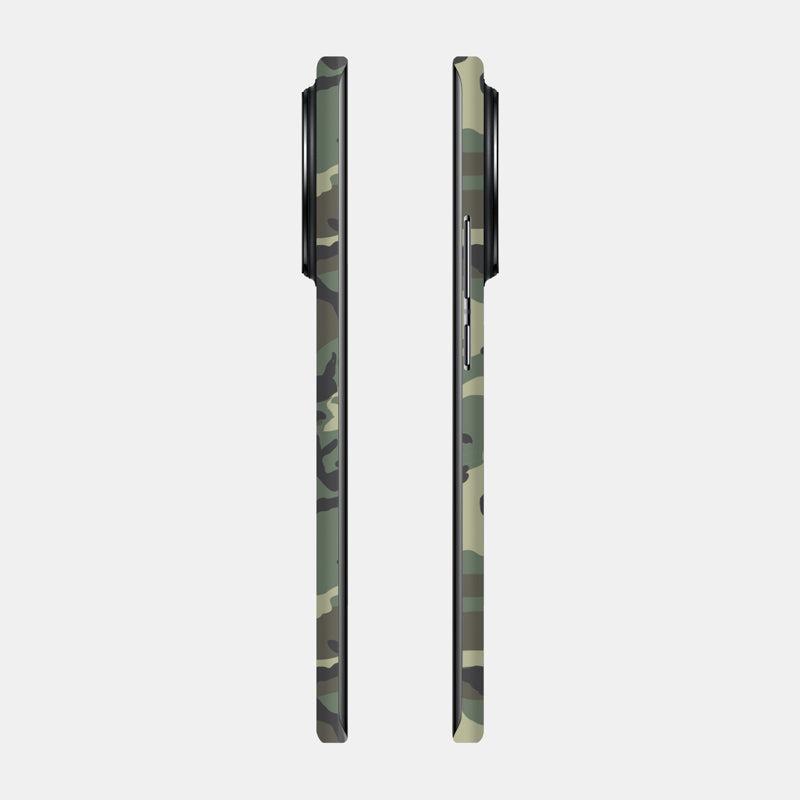 Forest Camo Glass Back