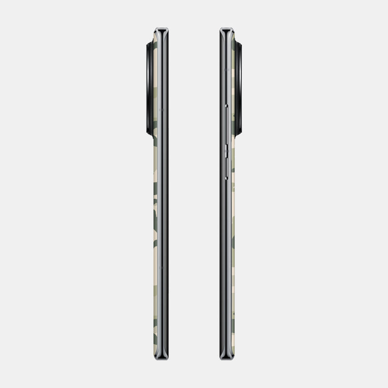 Military Camo Glass Back