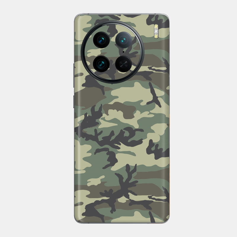 Forest Camo Glass Back