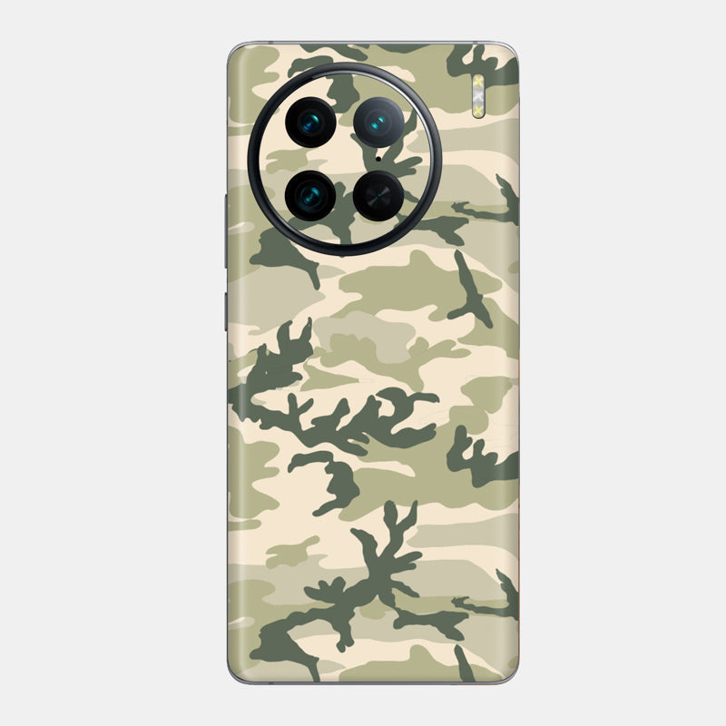 Military Camo Glass Back