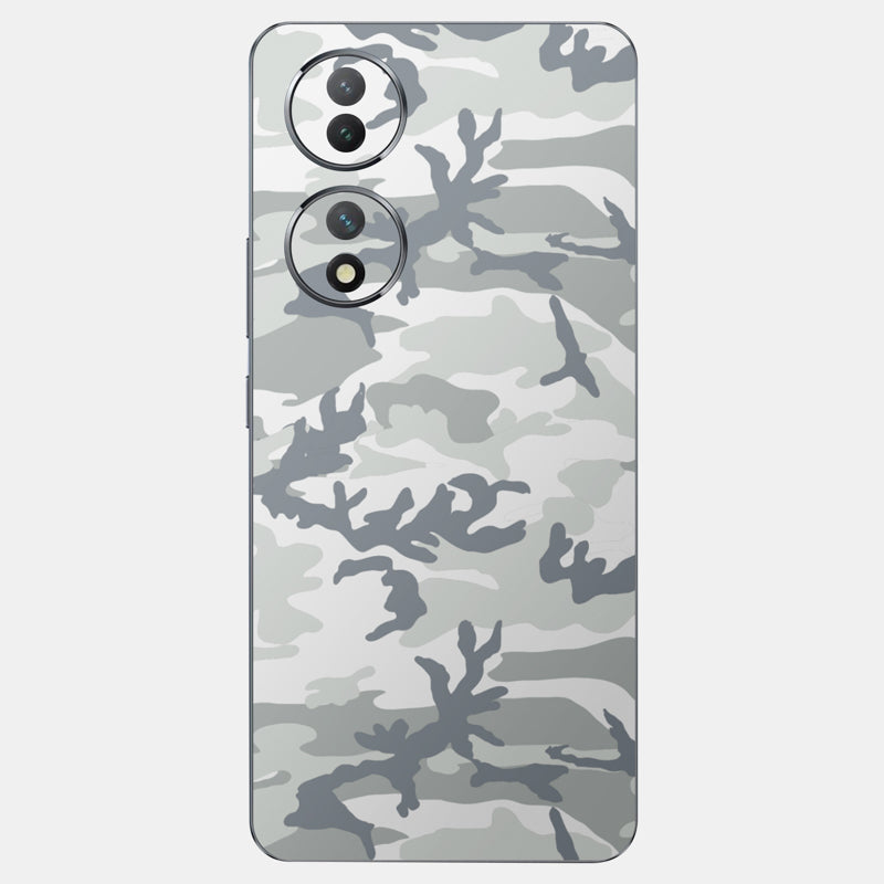 Snow Camo Glass Back