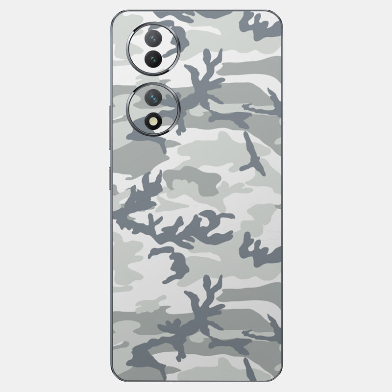 Snow Camo Glass Back