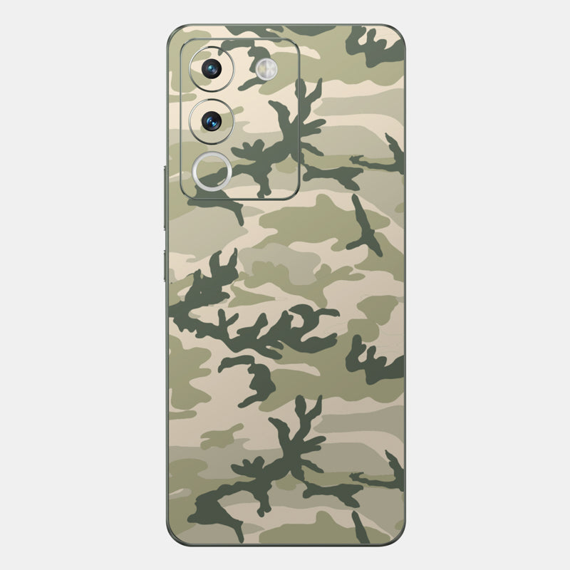 Military Camo Glass Back