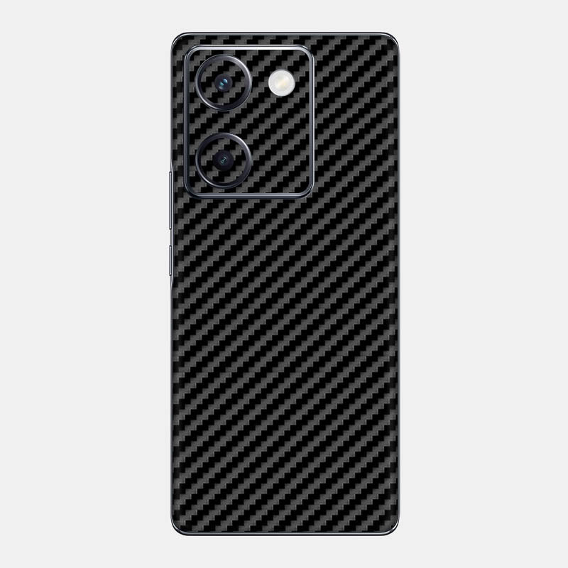 Carbon Fibre Black Glass Back