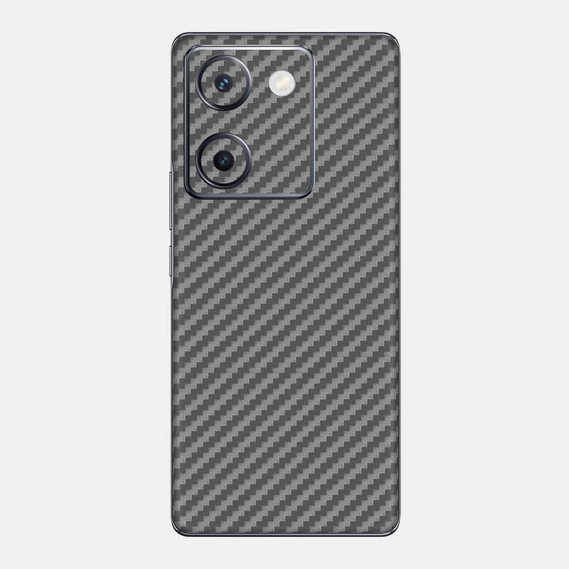 Carbon Fibre Grey Glass Back