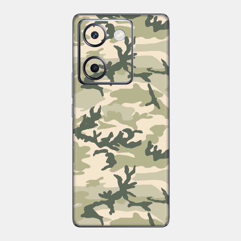 Military Camo Glass Back