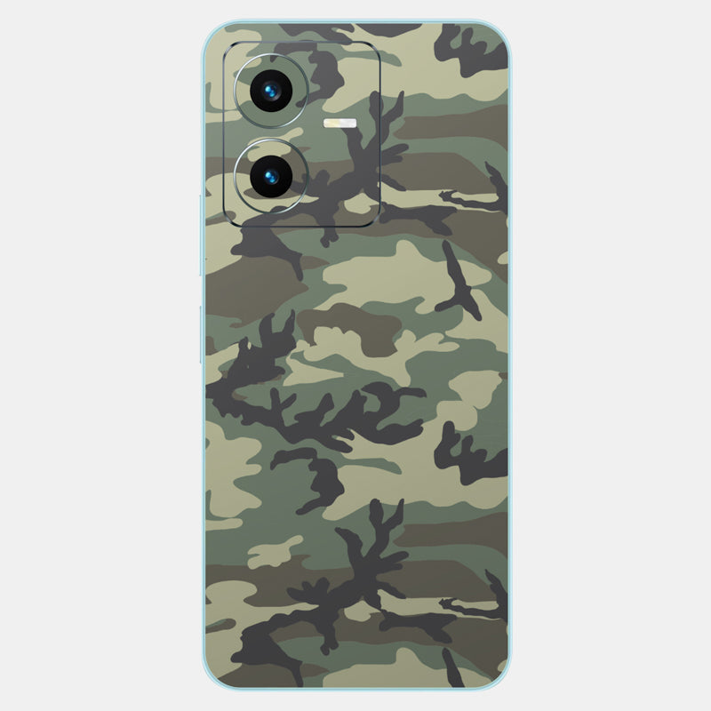 Forest Camo Glass Back