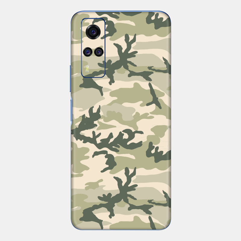 Military Camo Glass Back