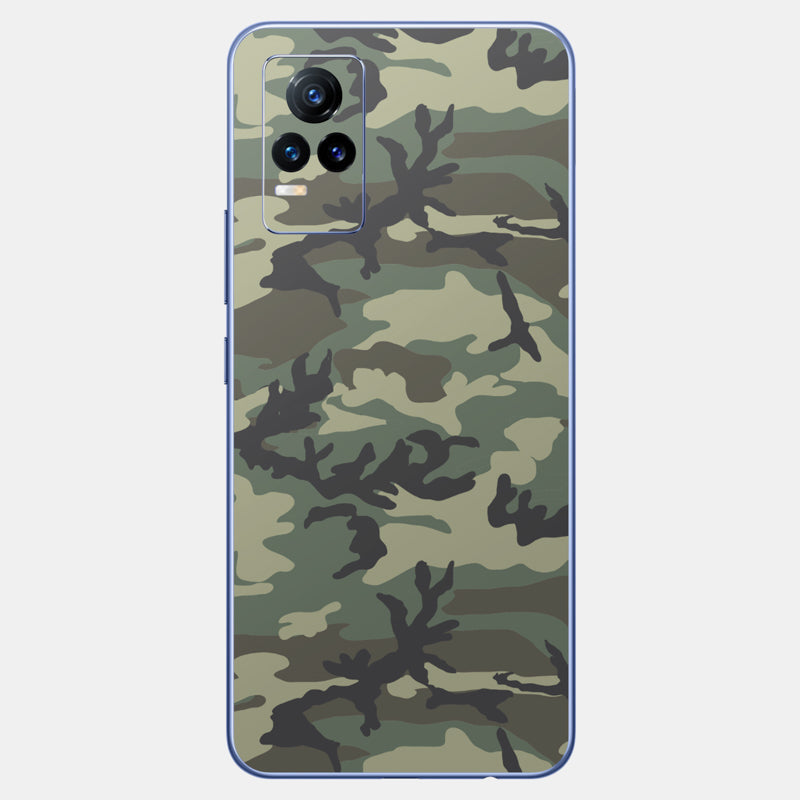 Forest Camo Glass Back