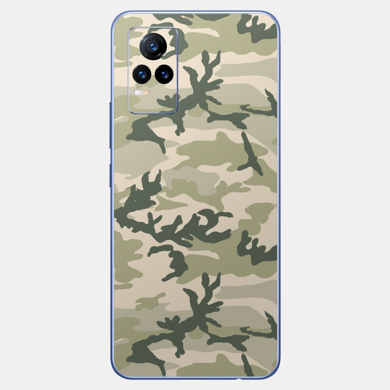 Military Camo Glass Back