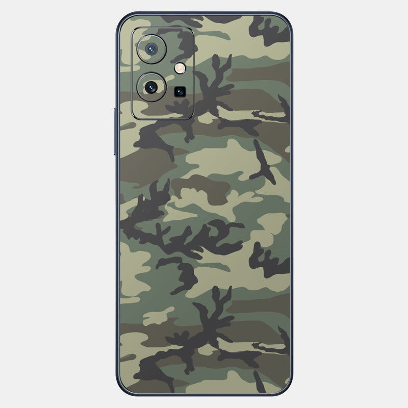 Forest Camo Glass Back