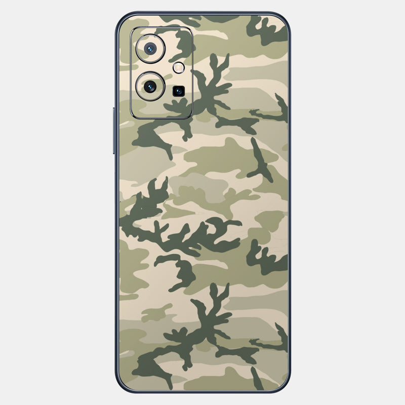Military Camo Glass Back