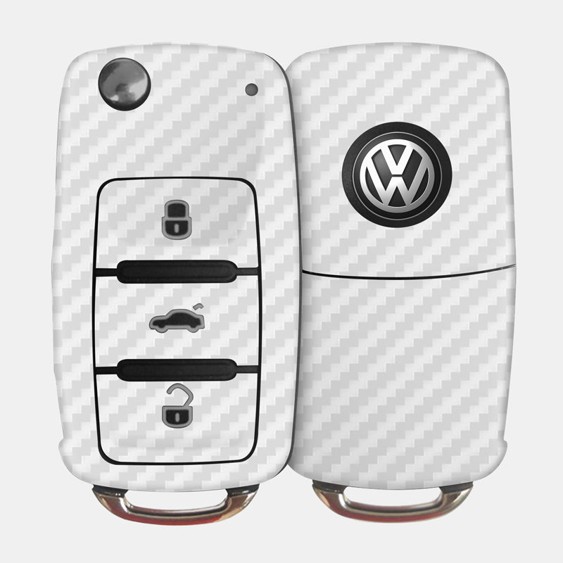 Carbon Fibre White Key-1