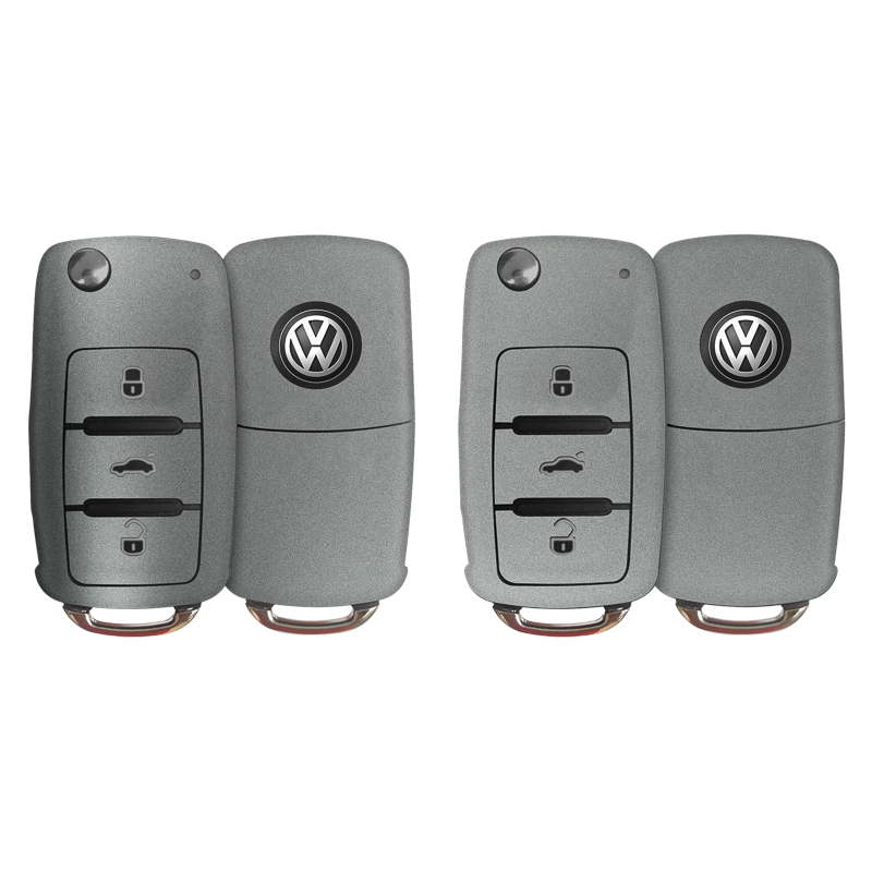 Satin Metiorite Silver Key-1 + Key-2