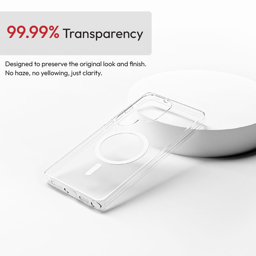 Samsung Galaxy S26 Ultra Transparent Clear Armour Anti-Yellow MagSafe Case