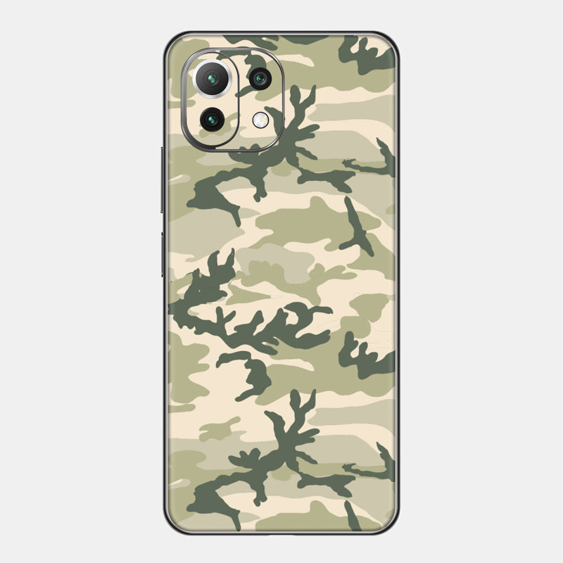 Military Camo Glass Back