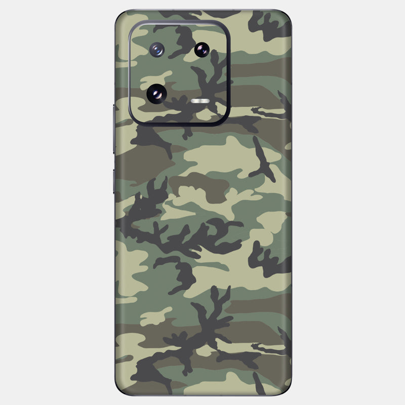 Forest Camo Glass Back