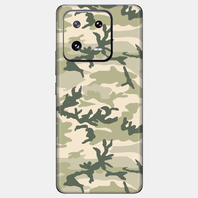 Military Camo Glass Back