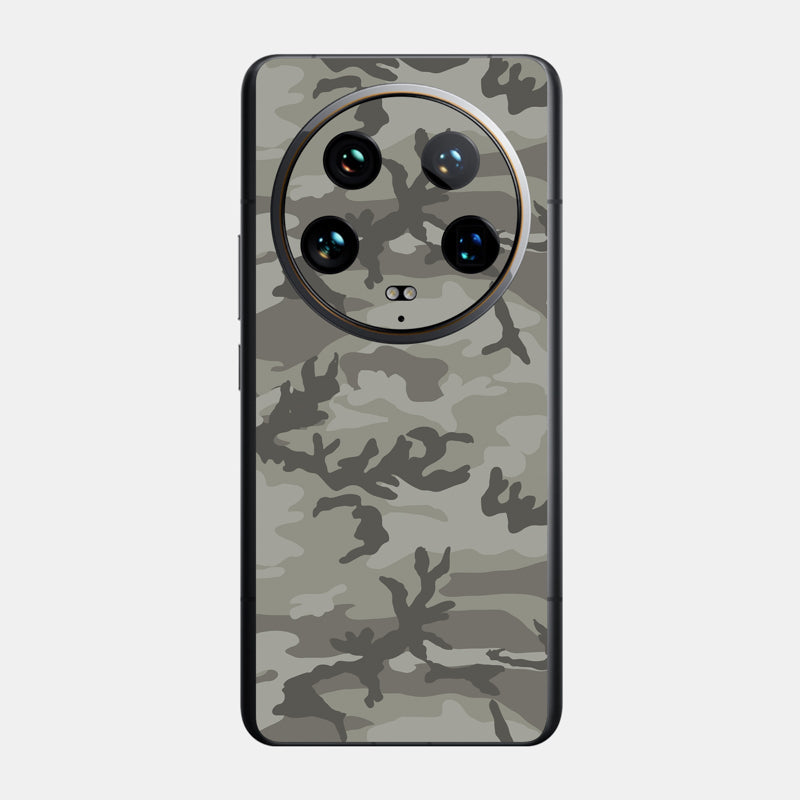 Dessert Camo Glass Back