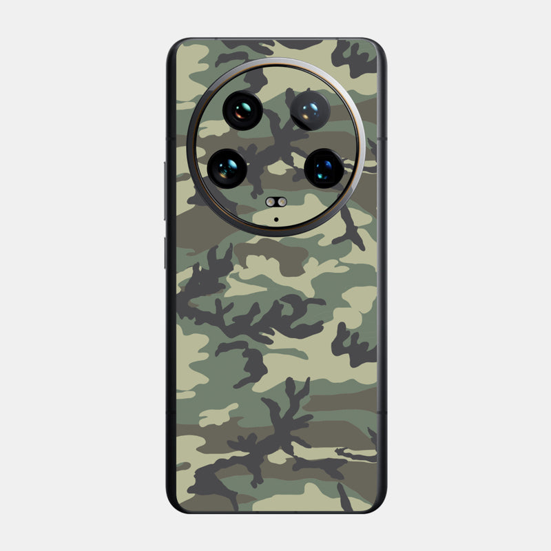 Forest Camo Glass Back