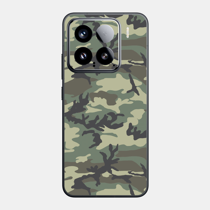 Forest Camo Glass Back