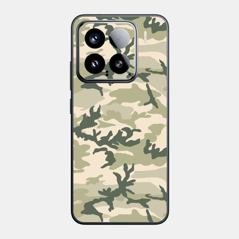 Military Camo Glass Back