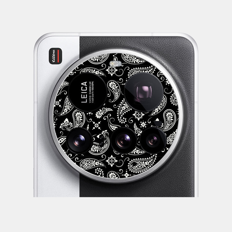 Black Paisley Pack of 2