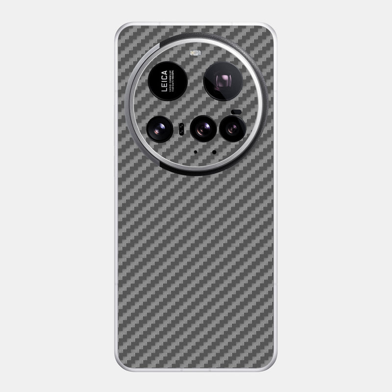 Carbon Fibre Grey Glass Back