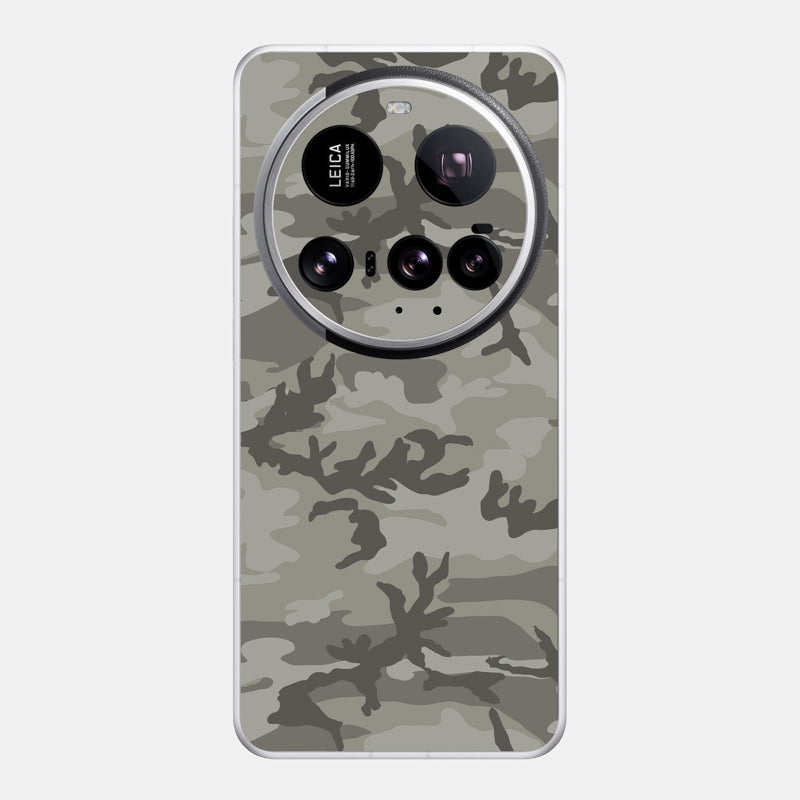 Dessert Camo Glass Back