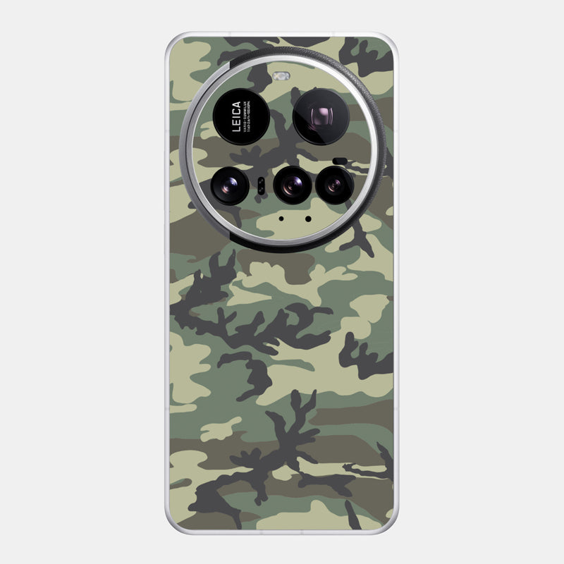 Forest Camo Glass Back