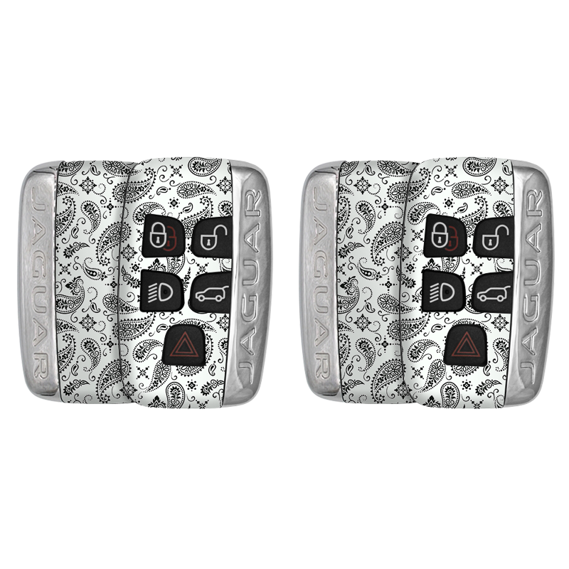 White Paisley Key-1 + Key-2