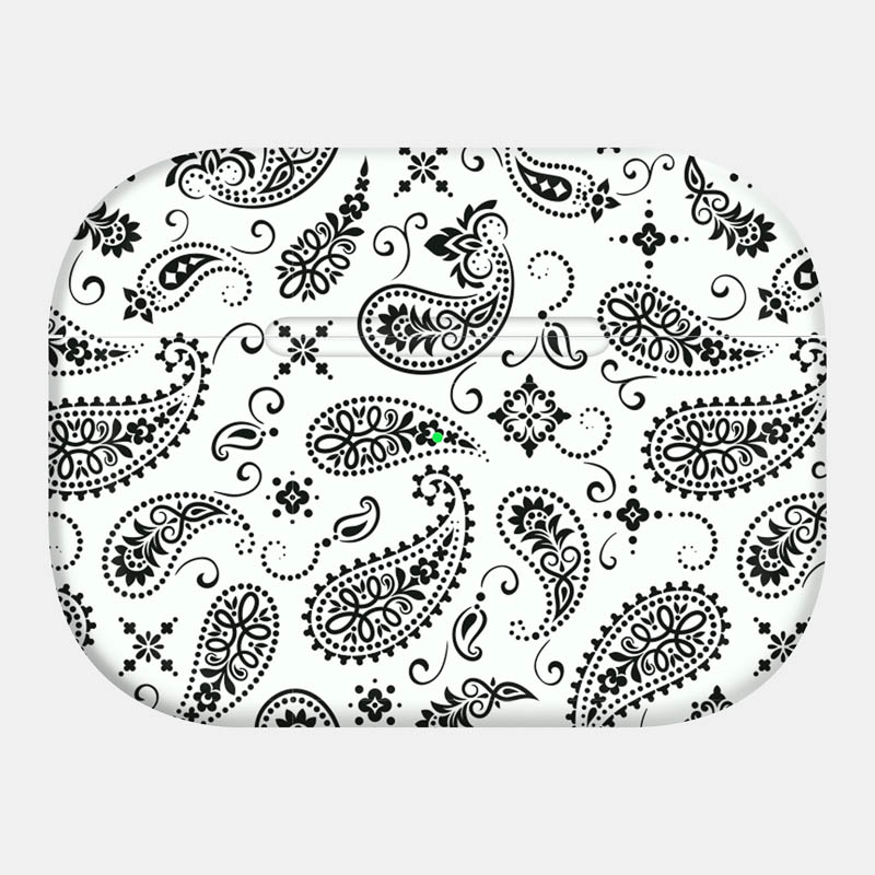 White Paisley Full Body