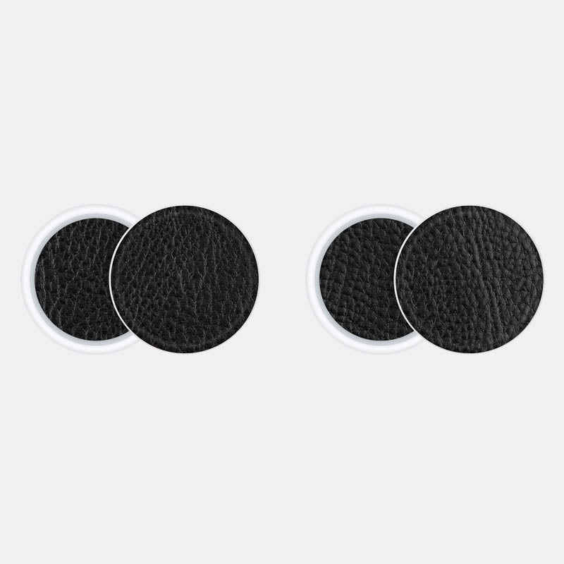 Black Leather Pack of 2