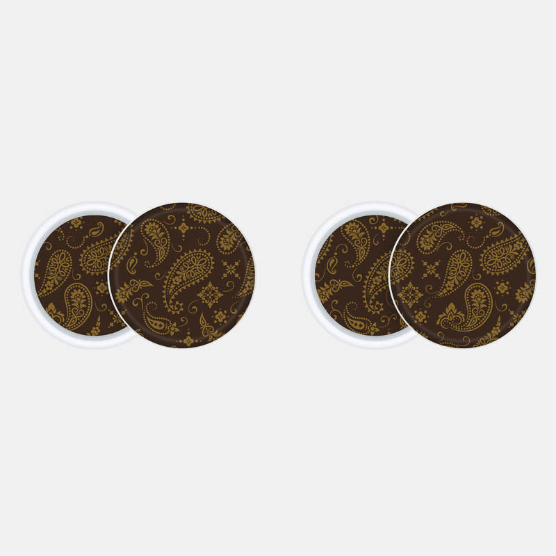Brown Paisley Pack of 2