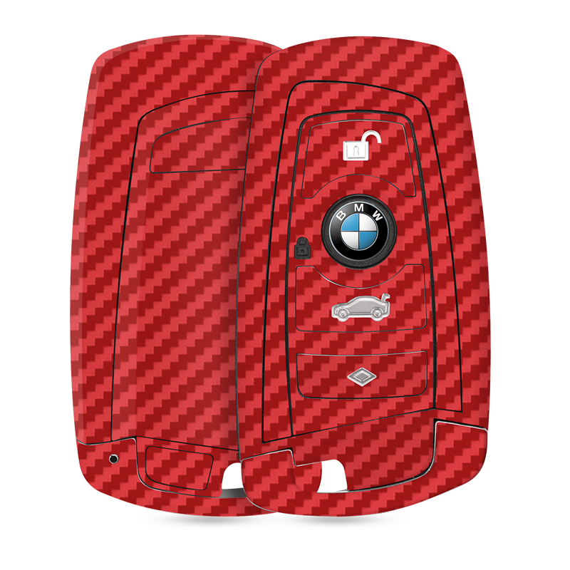 Carbon Fibre Red Key-1